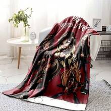 1PC Bratzs S Blankets Flannel Sofa Throw Blanket Breathable Throw Blankets,With For Couch, Bed, Camping, Travel, Office, Home Nap, Multipurpose Gift Flannel Blanket-280gsm - multicolour 2 - 查看 5