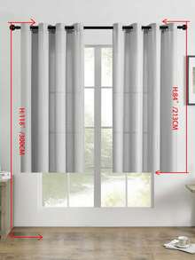1pc/2pcs Linen Look Sheer Curtains Faux Linen Textured Semi Sheer Window Curtain Panels For Living Room Bedroom,Faux Linen Sheer Curtains Light Filtering Textured Linen Blended Curtain Drapes For Home Decor - Grey - View 36