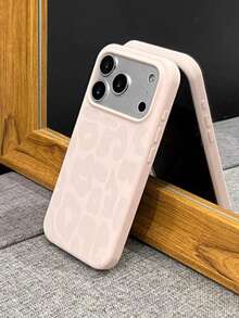 Funda de silicona suave con estampado de piel de leopardo compatible con iPhone 17 Pro, 16 Pro Max, protección completa a prueba de golpes, acabado mate delgado para iPhone 15/14/13 Pro Max - Multicolor - Ver 6