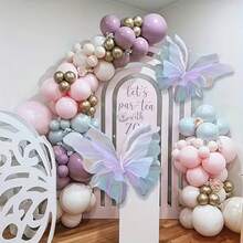1pc Oversized Butterfly Decoration - Adjustable Wings, Suitable For Valentine's Day, Graduation Season, Wedding, Birthday Photography Background And Seasonal Celebrations, Personalized Gift, Photo Prop - Multicolor - View 2
