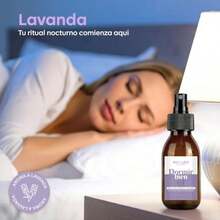 Bruma para Almohada y Cama Aroma Lavanda 120 ml Spray Aromático con Extractos Naturales para Recámara Sábanas y Textiles Pillow Mist - Lavanda - Ver 5