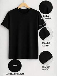 Women's Black Cotton T-Shirt, Regular Fit, Brazil Graphic Print, Short Sleeves And Crew Neck. - màu đen - Xem 2