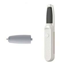 1 máy mài gót chân điện sạc USB kèm 2 đầu, dụng cụ chăm sóc chân chuyên nghiệp để loại bỏ vết chai và da khô nứt nẻ ở gót chân. Máy mài gót chân xoay 360° với đầu mài thô và mịn có thể thay thế. - Nhiều màu - Xem 3