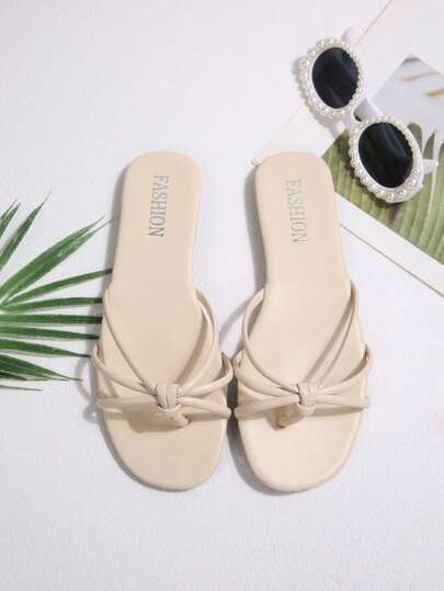 Women's Fashion Slippers - Lightweight, Breathable, Open-Toe, Flat, Casual Summer Shoes With Comfortable Insole And Adjustable Strap For Easy Walking