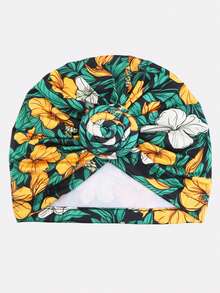 1 chiếc mũ turban kiểu xoắn ốc mới dành cho nữ, màu đen, kiểu mũ châu Phi, thích hợp sử dụng hàng ngày. - Nhiều màu - Xem 5
