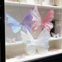 1pc Oversized Butterfly Decoration - Adjustable Wings, Suitable For Valentine's Day, Graduation Season, Wedding, Birthday Photography Background And Seasonal Celebrations, Personalized Gift, Photo Prop - Multicolor - View 7