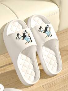 Luxurious EVA Cream-Textured Sandals, Soft Color Tones + Exquisite Texture, Adding Domestic Happiness - White - View 2