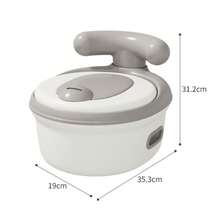 3-In-1 Children's Toilet, Multifunctional Kids Potty, Toilet Seat & Stool, Toilet Training Assistant - Grey - View 4