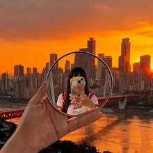1个/2个旅行自拍镜，凸面广角镜头，朋友旅行必备礼物，便携小巧设计，高品质反射，超清晰广角镜头，消除盲区，带凸面镜和反向辅助功能 - 彩色 - 查看 5