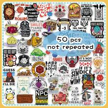 50pcs Cartoon Game Character TRPG Funny Meme Decorative Stickers For Notebook - TRPG Memes - View 10