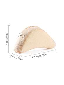 Ultra Soft Shoe Toe Inserts, Foam Half-Size Pads, High Heel Loafer Heel Grips, Toe Protection Anti-Friction Adjustable Forefoot Pads - Apricot - View 4