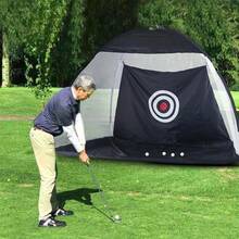 10x7ft Golf Practice Net Golf Hitting Aid Training Driving Chipping Indoor Out - Multicolor - View 7