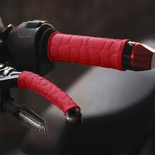 4pcs Motorcycle Universal Rubber Handlebar Grips, Anti-Slip Anti-Sweat , Suitable For Off-Road Riding, Comfortable Anti-Slip Improve Control, Wear-Resistant Anti-Aging, Motorcycle Driving Handlebar Accessories, Off-Road Riding Handlebar - 4pcs Motorcycle Grip Covers - View 2