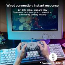 GAMESIR Mando de juegos con cable, baja latencia y respuesta instantánea, cambio inteligente entre múltiples modos, conectividad multiplataforma sin interrupciones, compatible con PC/Switch/Android/iOS. - Ver 5