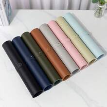 Large Manicure Table Mat With Armrest, PU Leather Ergonomic Manicure Support Pillow, Metal Frame, Waterproof And Non-Slip Manicure Table Mat, Suitable For Nail Salons And Home DIY Manicure Tools - Multicolor - View 7