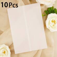 Bộ giấy gói thiệp mời Kraft/giấy da cao cấp đã gấp sẵn, kích thước 5x7 inch - Giấy gói thiệp cưới Kraft 5x7 inch (13x18 cm) - Màu trong suốt - trong suốt - Xem 10