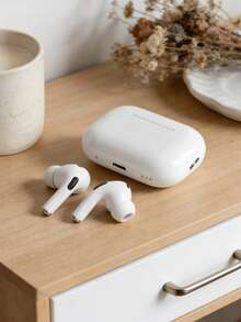 True Wireless Bluetooth Earbuds - Compatible With Apple And Android, Built-In Microphone, Sweat-Resistant, Up To 24 Hours Playtime - White - View 2