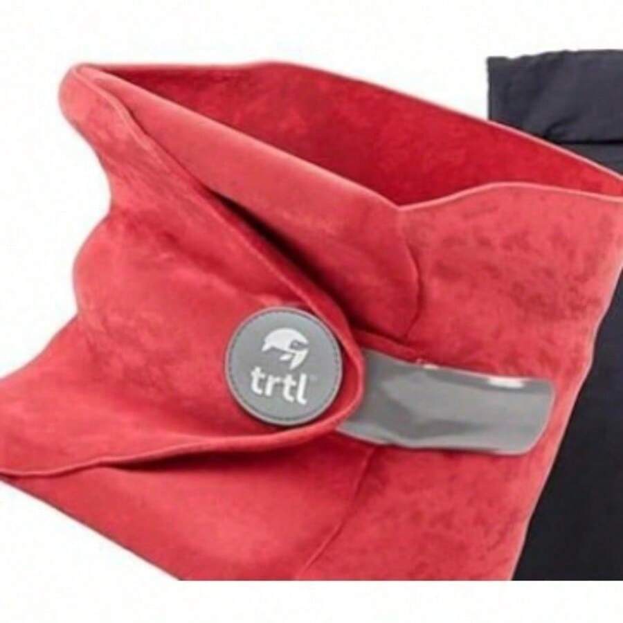 1PC Travel Nap Neck Pillow Neck Support Pillow Convenient Super Soft Neck Pillow For Office Rest - 珊瑚紅 - 1件 - 查看 1