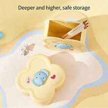 1/2 chiếc hộp đựng cọ trang điểm kiểu Nhật dễ thương tối giản hình hoạt hình, hộp đựng cọ phấn mắt, hộp đựng bàn chải đánh răng, cốc đựng bút văn phòng phẩm - Nhiều màu - Xem 4