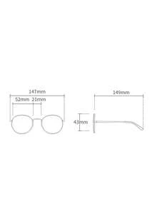 1pc Men's Fashion Small Frame Retro Square Eyeglasses, Personalized Compact Daily Commute Outfit Accessory With High-End Vibe - Multicolor - View 7