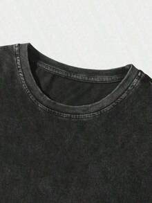 Summer Tops(230 Cotton-Shirt) Men's-Shirt, Surf Shop Graphic - Shirt,Street StyleUnisex Casual-Shirts100% CottonLoose And Comfortablesummer Clothes - màu đen - Xem 4