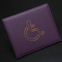 1pc Disability Card Holder & Card Pouch - Durable PVC Material, Open Design, With Convenient Identification, Multiple Colors Available, Suitable For Daily Commute And Storing Disability Certificates. Card Holder, Disability Certificate Protector, Disability Card Protector, Faux Leather Card Holder. - Multicolor - View 20