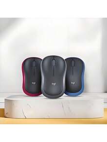 Logitech 罗技 M185 无线鼠标，2.4GHz 频段，配备 USB 迷你接收器，电池续航时间长达 12 个月，1000 DPI 光学追踪，左右手通用，适用于 PC/Mac/笔记本电脑 - 查看 2