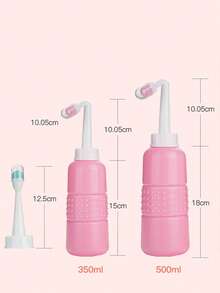 1 Stück Mini Handbidet Sprüher für Persönliches, tragbarer Bidet Sprüher, Reise Bidet mit Handbidet, tragbarer Bidet für Reisen, Hygienepflege Postreiniger, 500ml Fassungsvermögen Wassertank - Mehrfarbig - Übersicht 3
