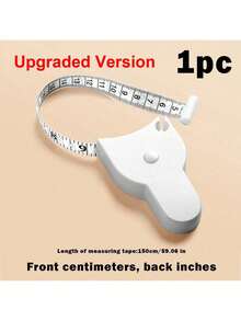 1pc Automatic Retractable Tape Measure, Soft & Comfortable, Suitable For Precisely Measuring Body Muscle Growth, Waist, Bust, Hips, Sewing And Fabrics - Color - View 17