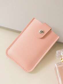 2/1pc Classic Portable Multifunctional PVC Leather Card Holder For ID Cards, Bank Cards, Business Cards - Compact Storage Box With Travel Accessories - Easy To Carry, Durable And Stylish Design - Multicolor - View 13