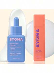 Two Piece Combination Set BYOMA Moisturizing Toner + Squalane Moisturizing Essence - Dew Skincare Products, Facial Care Products,Super Hydrating Toner For Face - Soothes The Skin, Lock In Moisturizing, Reduces Redness - Barrier Repair,Suitable For Women's Bedtime Skincare Use - 5.07 Fl Oz. - 1 cái - Xem 8