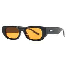 1 Pair Men's Black Oval PC Frame Retro Wide Leg Rivet Personality Street Style Vacation Fashion Fashion Glasses - Black - View 5