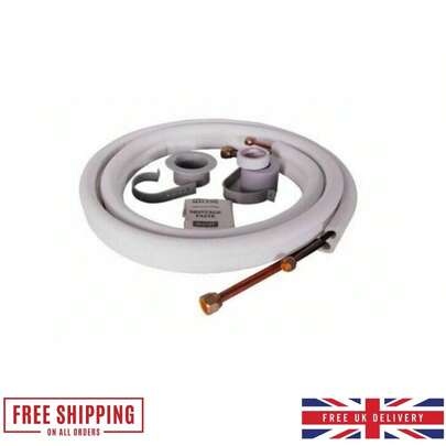1/4'' 3/8'' Air Conditioner Pair Coil Tube Insulated Copper Pipe 7M CL564980
