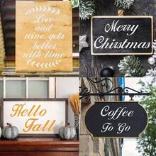 65pcs Reusable Plastic Letter Stencils: Alphabet, Numbers And Symbols, Suitable For Painting On Wooden Items - Calligraphy Style Craft Templates - Sets - View 10