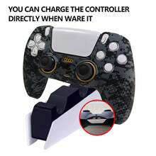 Ốp bảo vệ chống trượt, chống thấm nước, vỏ silicon hai tay cầm tương thích với tay cầm . - Xem 5