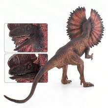1pc Solid Animal Model Toy, Realistic Baryonyx, Dimetrodon, Velociraptor Dinosaur, Suitable For Holiday Gifts, Educational Purposes, Desktop Decor, Halloween, Christmas - Multicolor - View 7