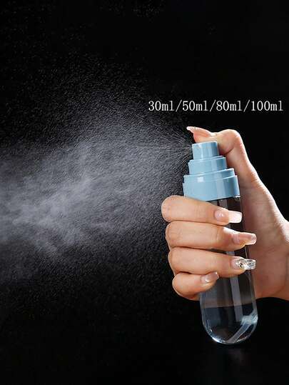 Hochwertige Gesichtsnebel Sprühflasche, Feiner Nebel nachfüllbarer Zerstäuber, tragbarer umgekehrter Make-up Fixierspray Flasche, kompakter umgekehrter Sprüher Nebelflasche für Gesichtshydratation