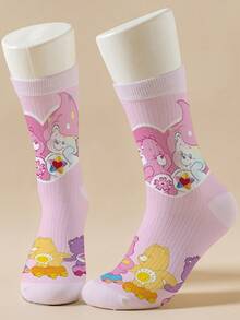 1 Đôi tất nữ Care Bears in hình cá nhân hóa, in kỹ thuật số 360 độ với các họa tiết thú vị như Gấu Cổ Vũ, Gấu Ước Nguyện, Gấu Trái Tim, Gấu Thiên Thần, Gấu Cáu Kỉnh và nhiều hình khác, phong cách tối giản thời trang, phù hợp để mang hàng ngày và làm quà tặng tốt nghiệp/sinh nhật. - Nhiều màu - Xem 5