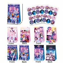 12 túi quà tặng theo chủ đề nhóm nhạc nữ phù thủy K-Pop, túi đựng kẹo hoạt hình kèm sticker, kiểu dáng ngẫu nhiên, thích hợp cho tiệc sinh nhật. - Nhiều màu - Xem 3