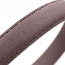 1 pieza Cinturón versátil de material de PU color café para mujer - Café integral - Ver 11