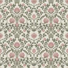 Floral Pattern Self-Adhesive Wallpaper, Pink Self-Adhesive Wallpaper, Suitable For Bedroom, Bookshelf, Drawer Lining - 1pc - View 1