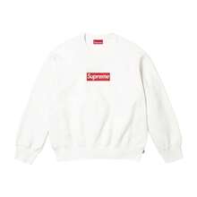 Supreme Men's Box Logo Crewneck Sweatshirt | Casual Streetwear & Daily Wear - trắng - Xem 4