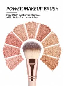 MAANGE 4/8pcs Soft Synthetic Makeup Brush Set, Includes Foundation, Powder, Blush, Concealer, Contour, Highlighter, Detail Brushes, Suitable For Liquid, Cream And Powder, Used For Blending, Mixing And Facial Makeup, Perfect Gift For Women And Girls - Multicolor - View 12