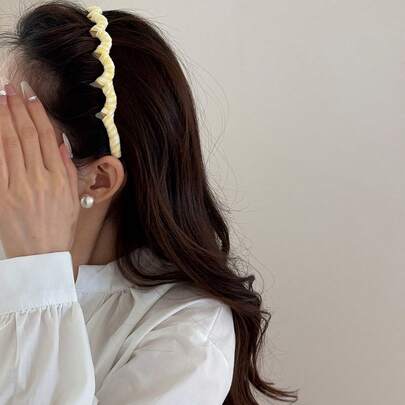 1 chiếc băng đô kẻ sọc tối giản, kiểu dáng mới, thiết kế cao cấp, có thể dùng để giữ gọn tóc, phụ kiện tóc đa năng cho nữ, họa tiết kẻ sọc, thiết kế cao cấp, kèm kẹp tóc, giúp giữ nếp tóc rối, trang sức nữ, phụ kiện tạo kiểu tóc, thích hợp cho mùa hè, kỳ nghỉ, du lịch.