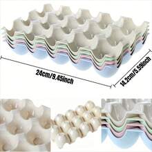 2pcs Detachable Egg Storage Box Set, Stackable Egg Tray For Kitchen, Plastic Material, Kitchen Organization Style Kitchen Tools Kitchen Supplies Kitchen Gadgets Kitchen Essentials Kitchen Accessories, Detachable Design, Kitchen Egg Storage Box, Suitable For Refrigerator Countertop Egg Storage Home Use - Multicolor - View 2