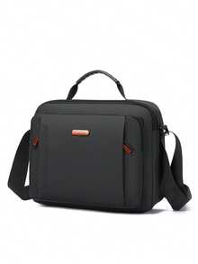 New Men's Bag, Oxford Fabric Large-Capacity Water-Resistant Commuter Shoulder Bag With Premium Feel - Crossbody Bags - View 9