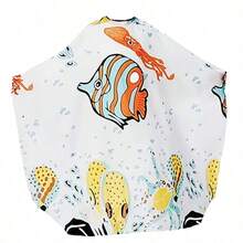 Dinosaur Shaped Hair Cutting Apron - Quick Cleaning Anti-Stick Anti-Static Hairdresser Apron - Multicolor - View 6