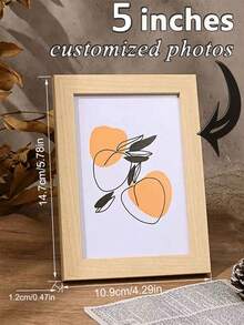 1 Set Customized Photo (With Frame), Customized Wooden Photo Frame, Suitable For Wall Hanging Or Desktop Display; Customized Puzzle, Suitable For Adults, Families, Weddings, Travel, Graduation, Gifts, And Home Decor ,2026-Collection - Multicolor - View 10