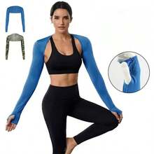 1 chiếc ống tay chống tia UV mùa hè, ống tay che nắng khi đạp xe ngoài trời, ống tay thoáng khí không ngón khi đi bộ đường dài/câu cá/chạy bộ. - Nhiều màu - Xem 2