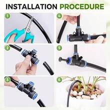 Automatic Irrigation Set 360 ° Flexible Garden Irrigation System Horticultural Watering System Adjustable Bend Nozzle Copper Spray System Suitable For Garden, Vegetable Garden, Cooling, And Livestock Farms - Garden Irrigation Kit - View 9